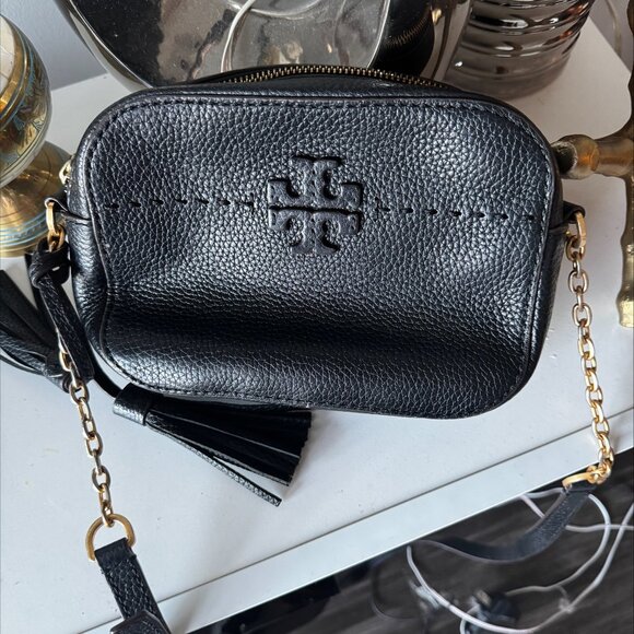 Tory Burch McGraw Camera Bag Black 50584 - Picture 1 of 4